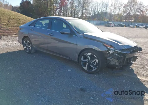 2022 Hyundai Elantra Hybrid Limited from USA, damaged, VIN KMHLN4AJ0NU021083
